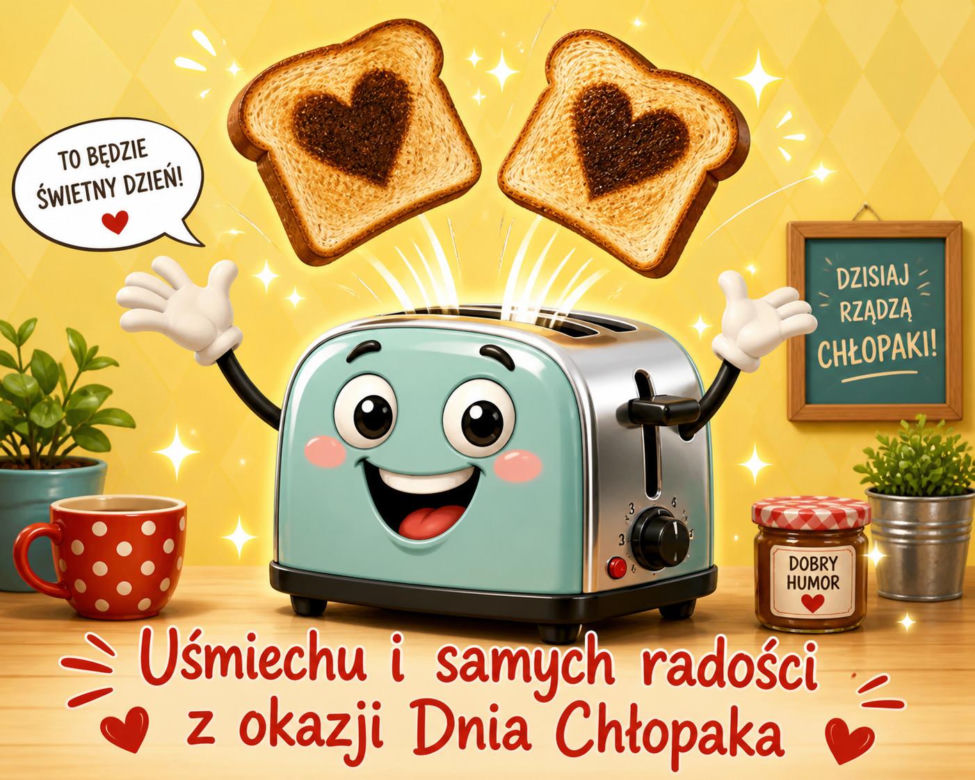 Śmieszna kartka na Dzień Chłopaka