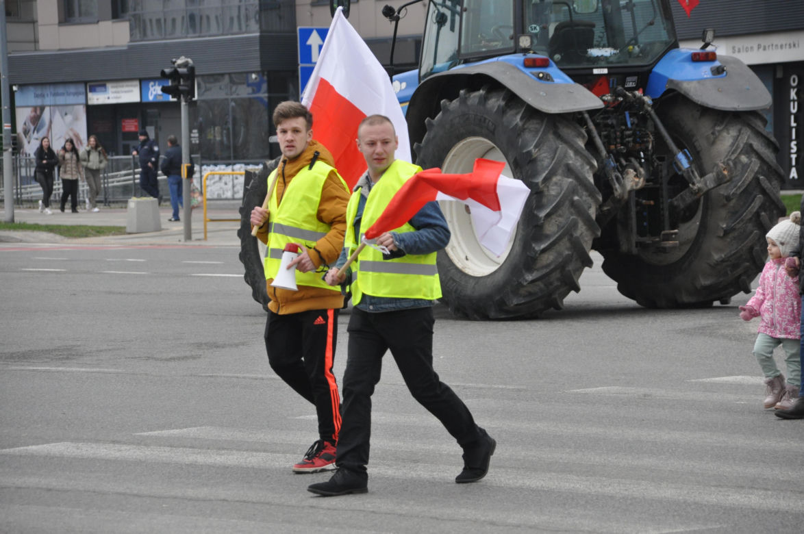 Strajk rolników w Kielcach. 14 marca 2024