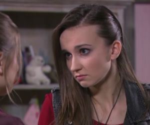 Pierwsza miłość odc. 2305. Melka (Ewa Jakubowicz), Marta (Joanna Jarmołowicz)