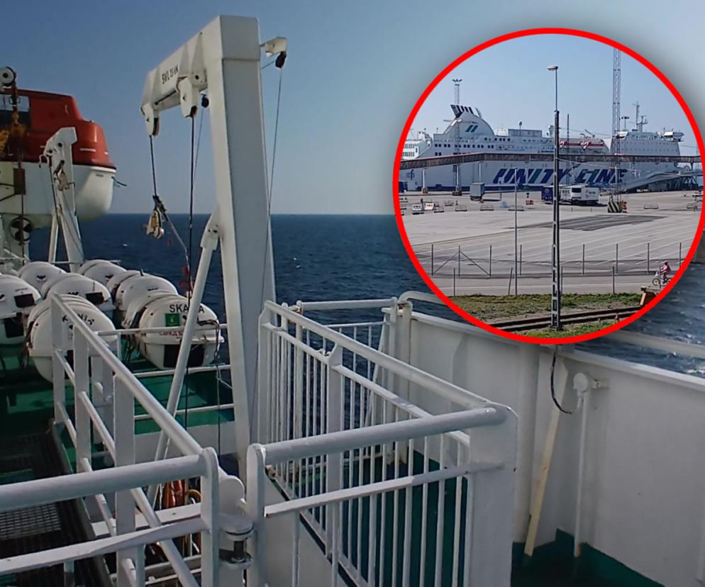 Tragedia na promie Skania na Bałtyku. Człowiek wypadł za burtę 