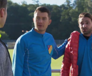Barwy szczęścia odc. 2007. Oskar Kołecki (Maciej Czachowski), Cyprian (Damian Haberny), Józek (Patryk Pniewski)