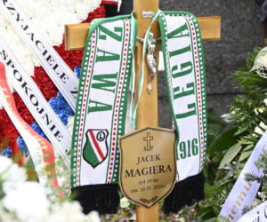 Pogrzeb Jacka Magiery. Spoczął obok Lucjana Brychczego