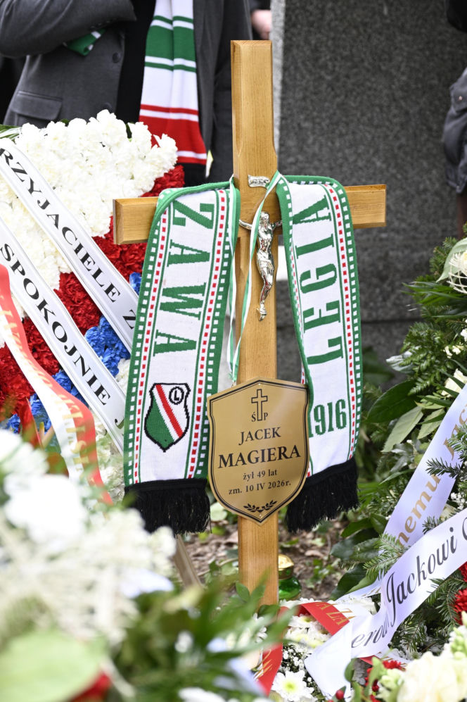 Pogrzeb Jacka Magiery. Spoczął obok Lucjana Brychczego