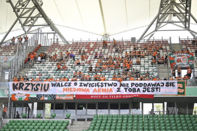 Legia Warszawa - Zagłębie Lubin: Zdjęcia kibiców