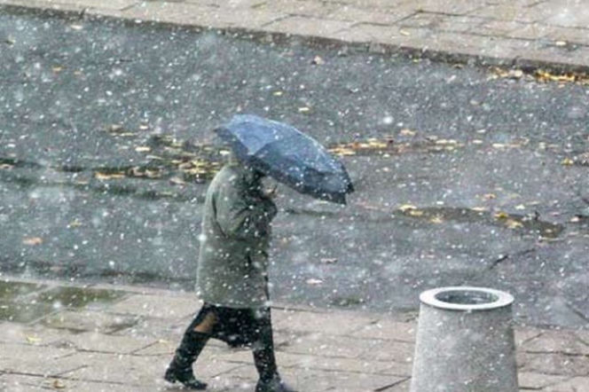 Pogoda, śnieg, śnieg z deszczem