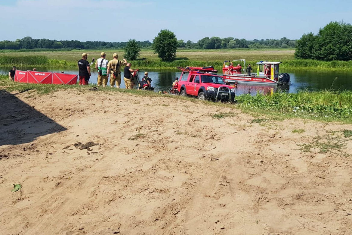 Tragedia nad Bugiem. 55-latek wszedł do wody i już z niej nie wyszedł