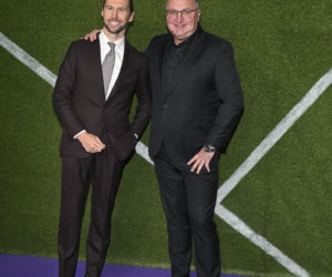 Czesław Michniewicz na premierze