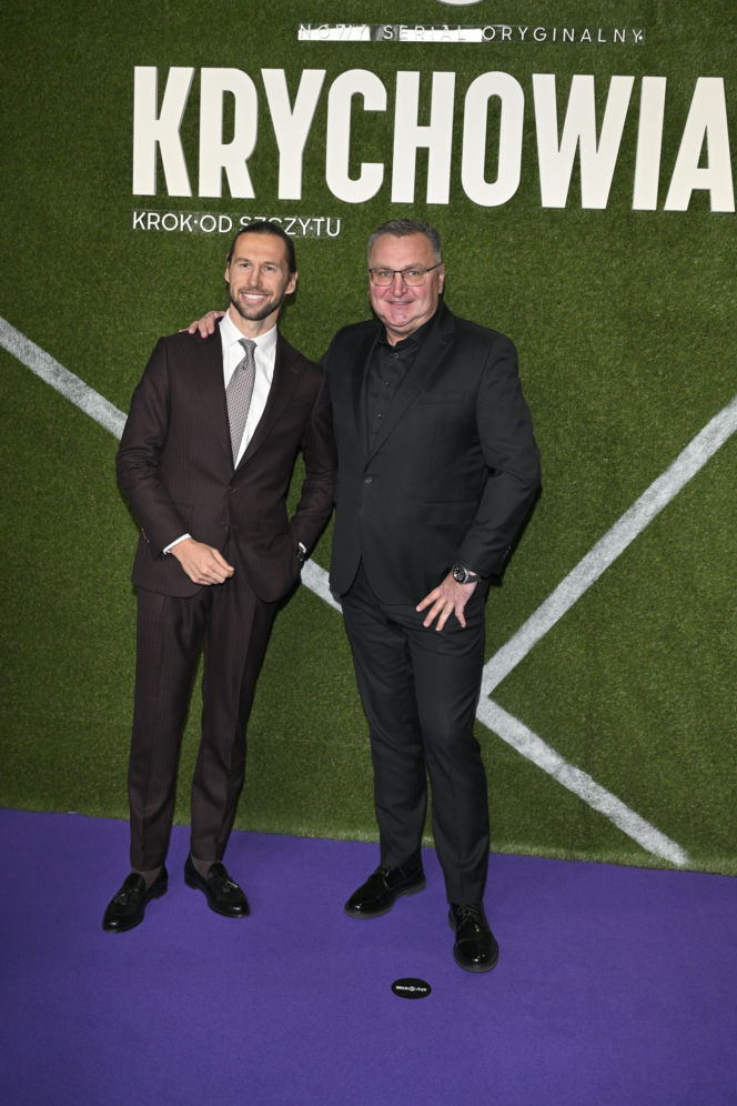 Czesław Michniewicz na premierze