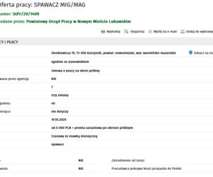 Praca w woj. warmińsko-mazurskim. Oferty z zarobkami powyżej 3 tys. złotych