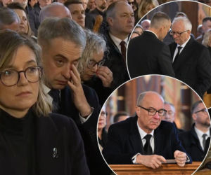 Oczy im się szkliły, nie mogli powstrzymać łez. Pogrzeb Łukasza Litewki 