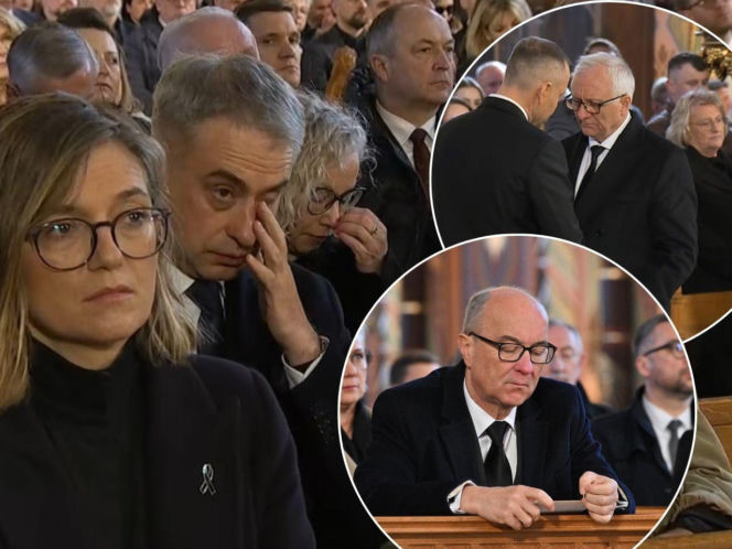 Oczy im się szkliły, nie mogli powstrzymać łez. Pogrzeb Łukasza Litewki