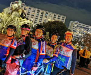 Szczecińscy rowerzyści na Festiwalu Światła w Berlinie