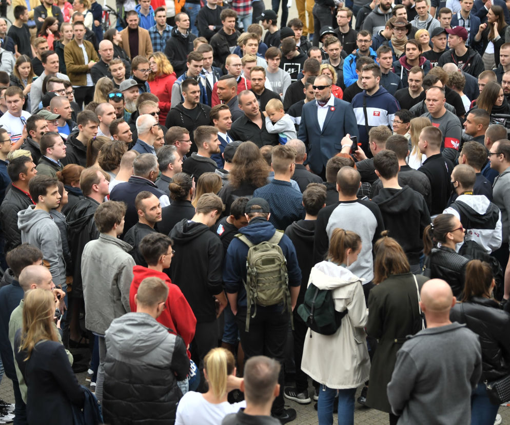 Wiec wyborczy w czasie pandemii