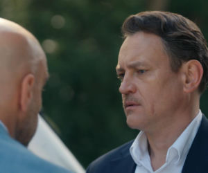 Barwy szczęścia, odcinek 3264. Stefaniak (Paweł Ławrynowicz), Bazylow (Andrzej Szeremeta)