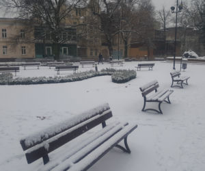 W Bydgoszczy znów prószy śnieg