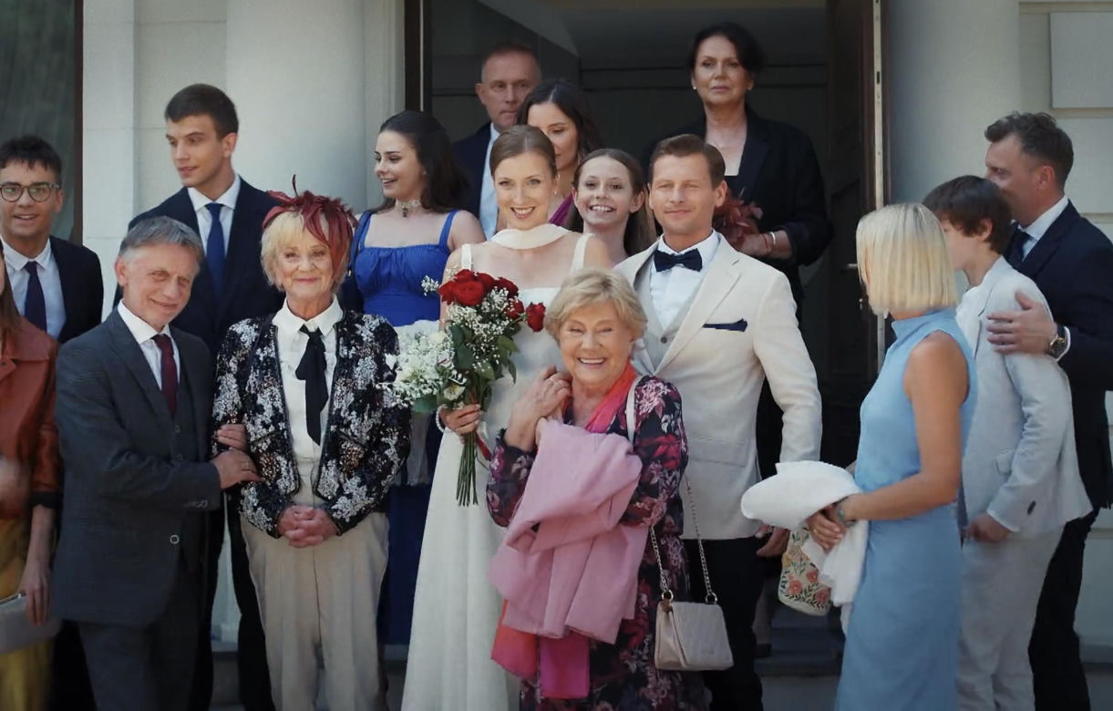 M jak miłość. Ślub Natalki (Dominika Suchecka) i Adama (Patryk Szwichtenberg)