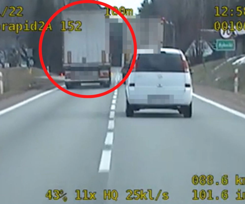 Podlaskie. Ten manewr kosztował go 2 tys. zł. Zobacz, co zrobił! [NAGRANIE] 
