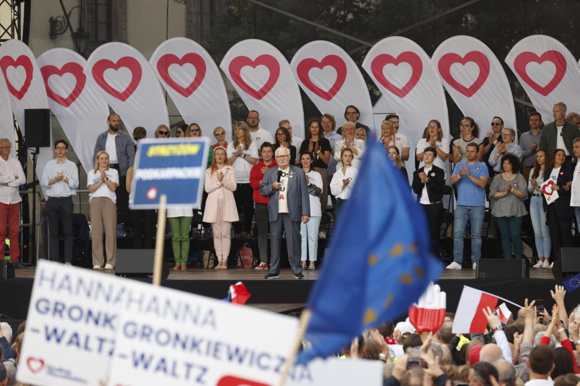 Wiec Donalda Tuska w Warszawie