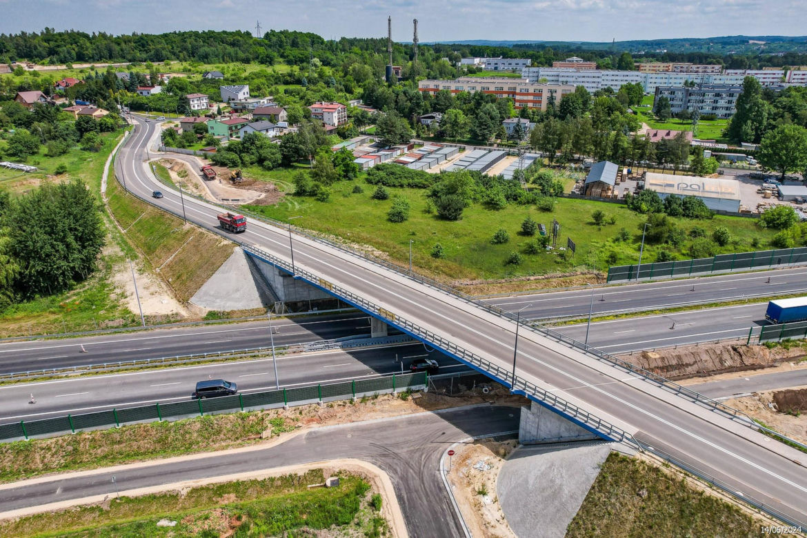 Tak wygląda zagłębiowska część nowej, ekspresowej S1 - czerwiec 2024