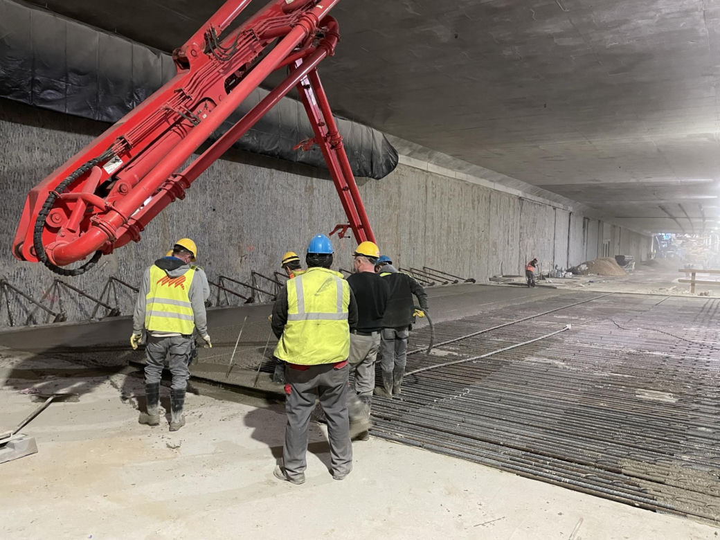 Zakończyła się budowa konstrukcji tunelu w Zielonkach