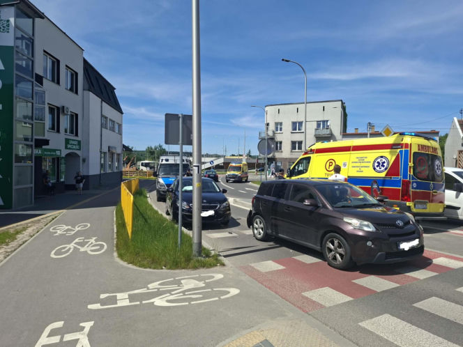 Wypadek na Hutniczej w Starachowicach. Są poszkodowani