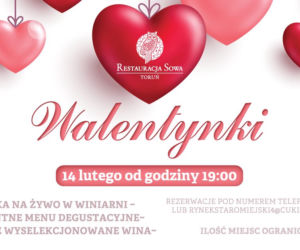 Walentynki 2020. Gdzie pójść z drugą połówką w Toruniu? 
