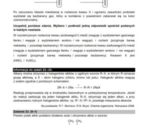 Matura z chemii 2021 - arkusz PDF