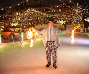 Lodowisko na Rynku Starego Miasta w Warszawie