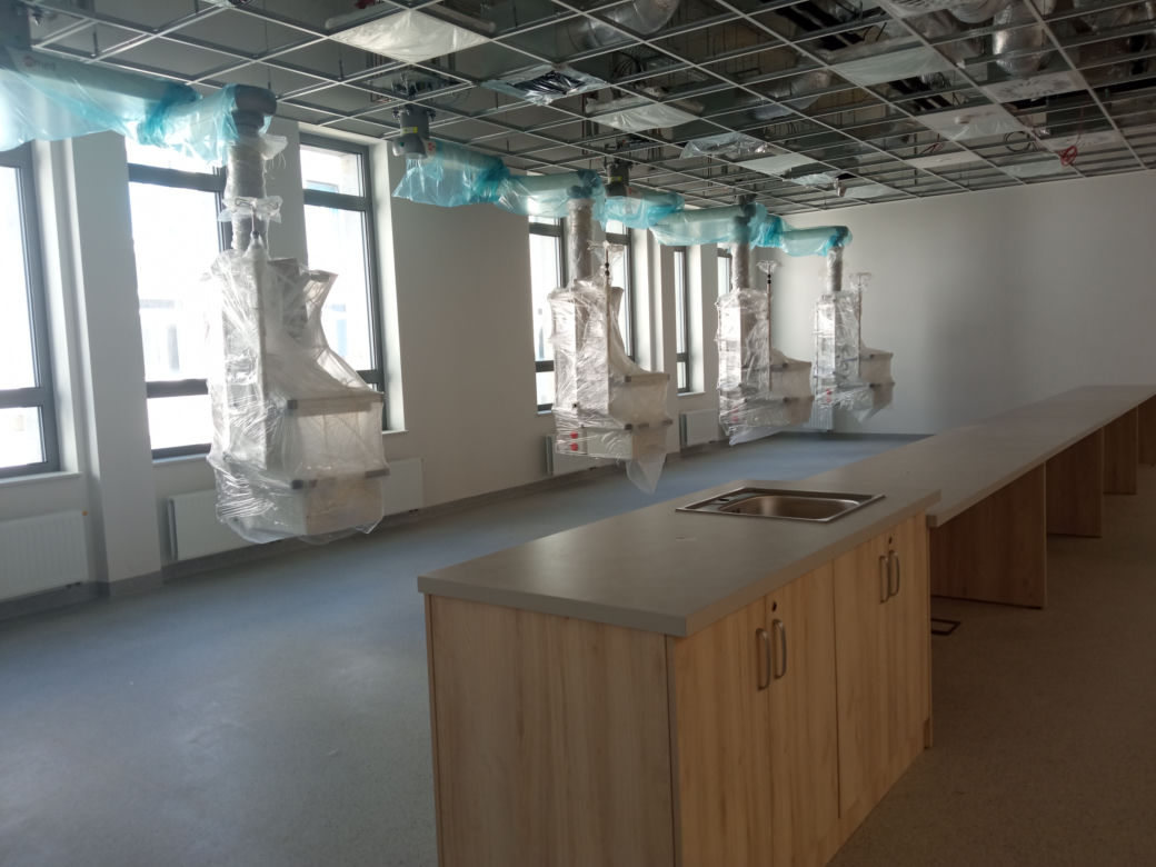 Szpital Bielański po rozbudowie