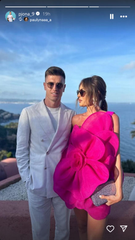 Robert Lewandowski z żoną na urodzinach miliardera