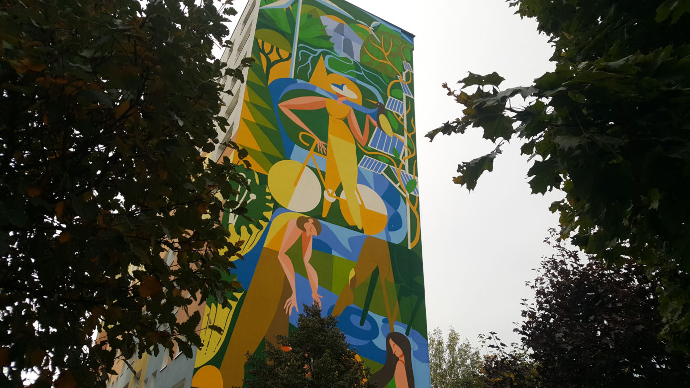 Ekologiczny mural w Bydgoszczy