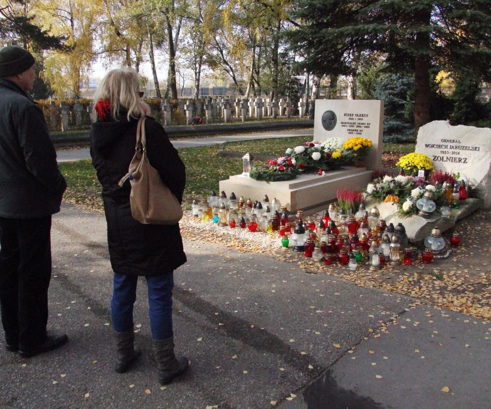 Tak wygląda grób generała Wojciech Jaruzelskiego