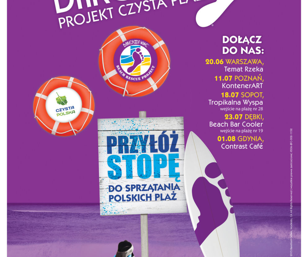 Rusza akcja „Bosą stopą na polskich plażach”!