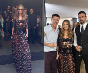 Anna Lewandowska skradła show na pokazie Dolce&Gabbana. Prześwitująca suknia za ponad 20 tys. złotych! - ZDJĘCIA