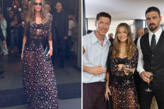 Anna Lewandowska skradła show na pokazie Dolce&Gabbana. Prześwitująca suknia za ponad 20 tys. złotych! - ZDJĘCIA