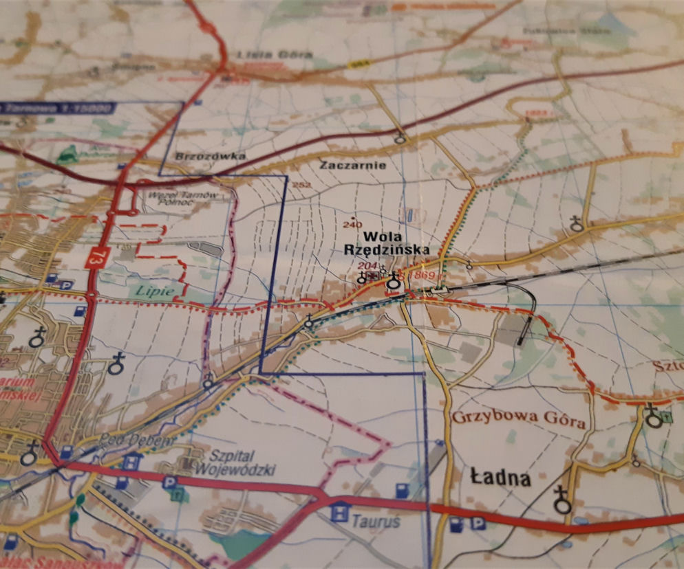 Wola Rzędzińska - mapa