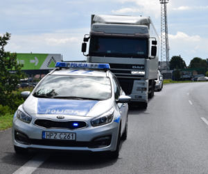 Pijany kierowca ciężarówki