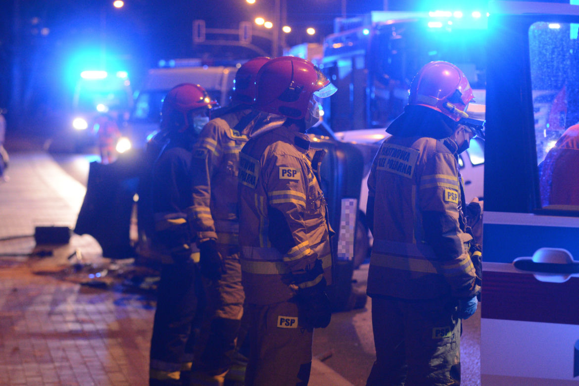 Wypadek w Grudziądzu. Sprawca miał prawie 2 promile