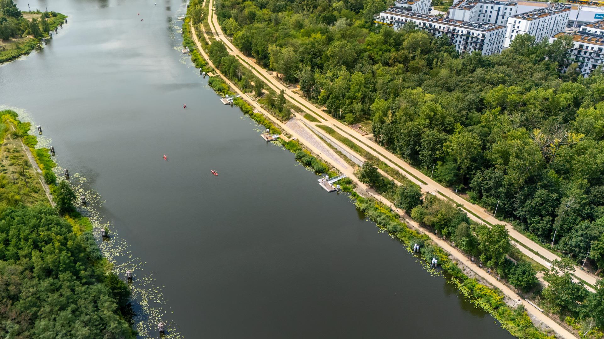 Park Żerański z lotu ptaka
