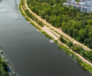 Park Żerański z lotu ptaka