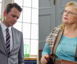 Barwy szczęścia odc. 2290. Bruno (Lesław Żurek), Amelia (Stanisława Celińska)
