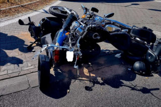 Lubuskie: Czołowe zderzenie dwóch motocyklistów. Groźny wypadek w Kargowej