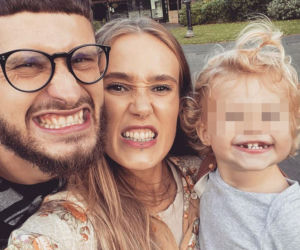 Mateusz Klich wygłupia się z rodziną