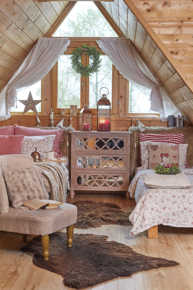 Sypialnia w świątecznej odsłonie