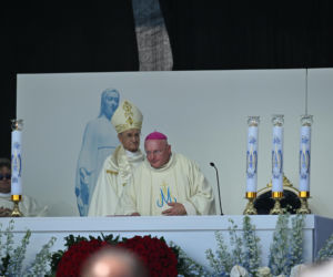 Poświęcenie pomnika Matki Boskiej w Konotopiu