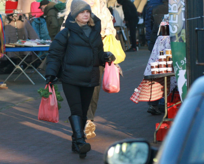 Małgorzata Tusk na przedświątecznych zakupach
