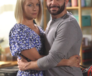 Pierwsza miłość. Emilka (Anna Ilczuk), Marcin (Przemysław Cypryański)