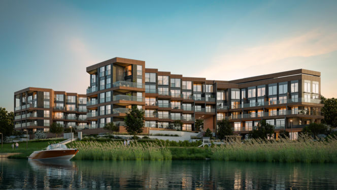 Portico Marina nad Zegrzem - wizualizacja nowej inwestycji