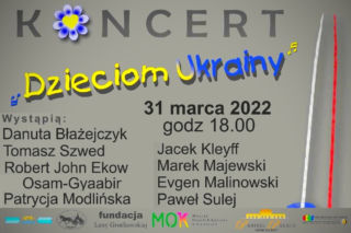 Niosą pomoc „Dzieciom Ukrainy”. Zapraszają na charytatywny koncert [AUDIO]
