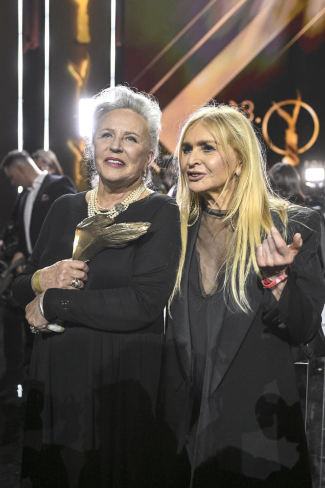 Magda Zawadzka, Anna Seniuk, Krystyna Janda na gali Orłów 2026